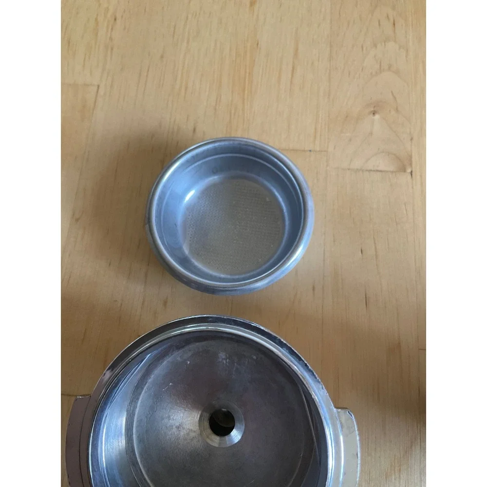 Rancilio Espresso Portafilter Set 20-112-010 with Filter Baskets Lot of 3